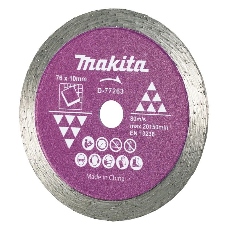 Diamentowa tarcza tnąca Makita, 76 mm x 10 mm x 1.4 mm