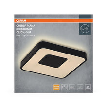 Lampa sufitowa Osram, LED, 24W, 3000K, 1450lm, Ø380, czarna