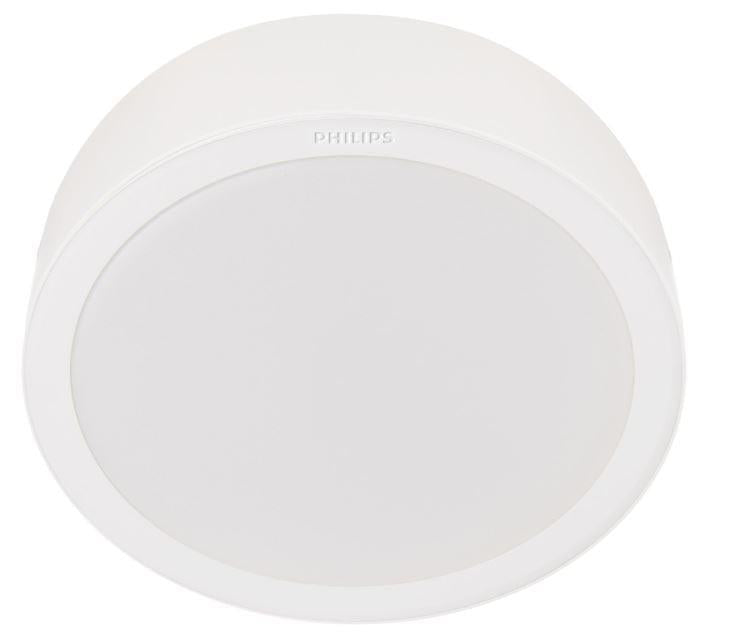 Surface Mounted LED Panel Ceiling Philips Meson, 3000K, LED, white