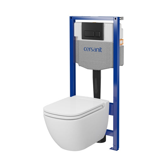 Wall-hung toilet set Cersanit S701-772, 20x50 cm