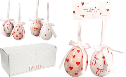 Decoration Easter eggs, 10 cm, 2 pcs.