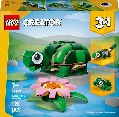 Klocki LEGO® Creator 3in1 Żółw 31377, 124 elementy