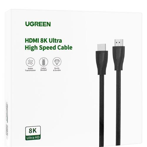 Cable UGREEN HDMI M, HDMI M, 3m, black 80404