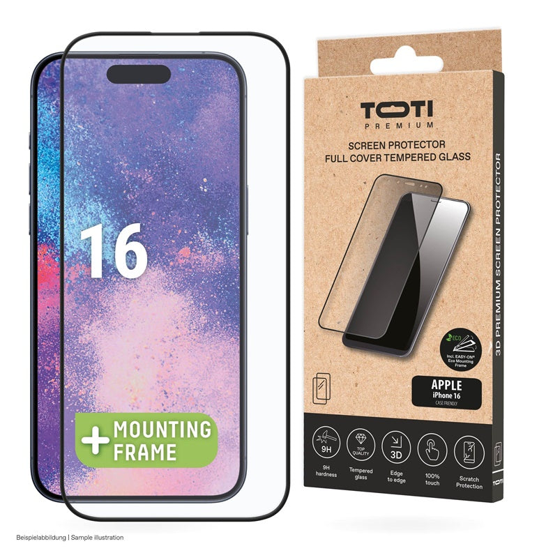 Szkło ochronne Toti Premium iPhone 15/15 Pro/16