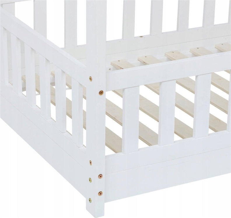 Children's bed Atmosphera Bosco, white, 90x190cm, without mattress