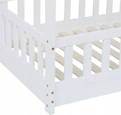 Children's bed Atmosphera Bosco, white, 90x190cm, without mattress
