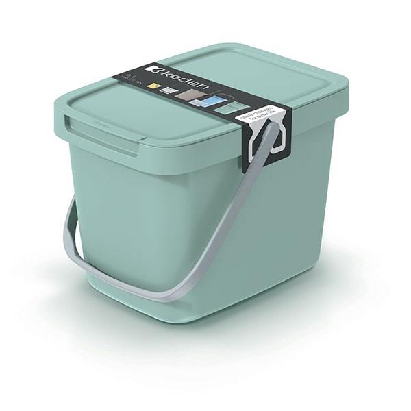 Prosperplast NHW6-5575C Waste Bin, 6 l, green