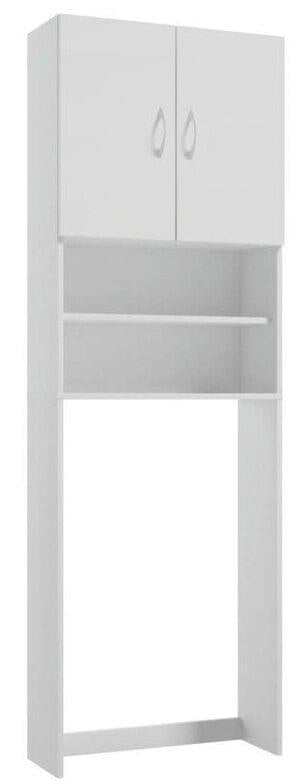 Шкаф для ванной комнаты Deftrans Pik B60, белый, 25x64x189