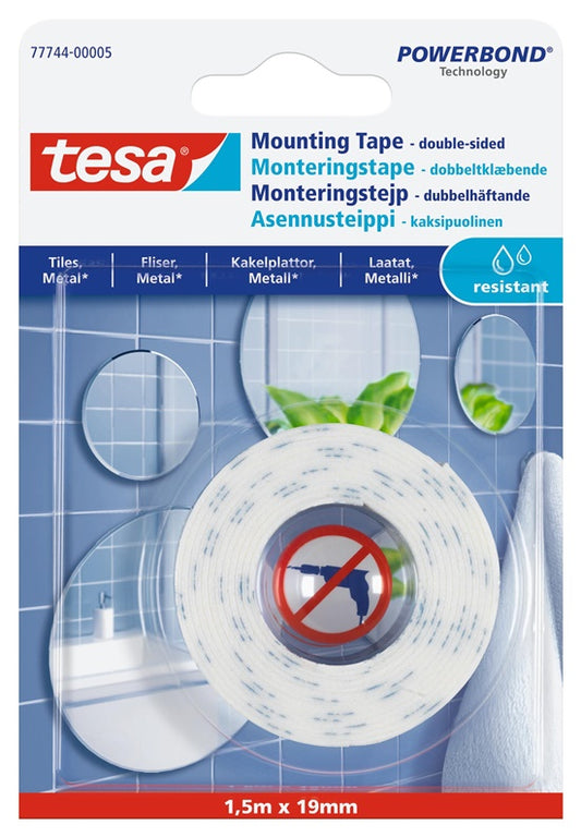 Dvipusė lipni juosta Tesa tesa, balta