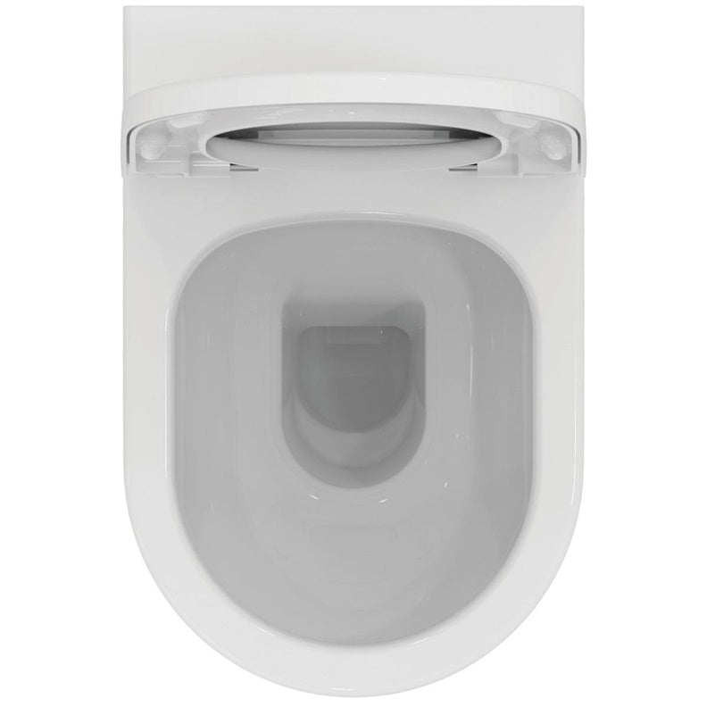 Toilet, wall-hung Ideal Standard Ellisse, with seat, 365x545 mm