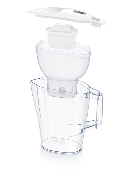 Dzbanek filtrujący wodę Brita ALUNA, 2.4 l, biały
