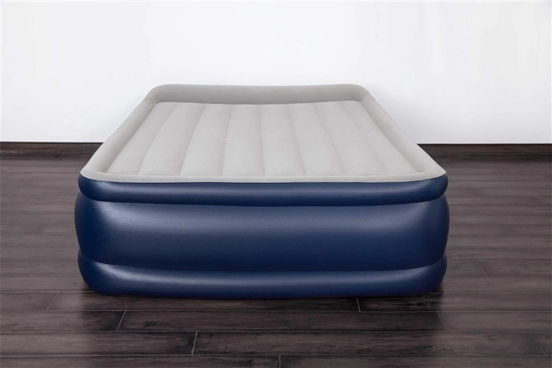 Inflatable mattress Bestway 67614, blue/grey, 203 x 152 cm