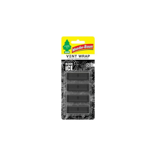 CAR AIR FRESHENER WUNDER-BAUM VENT BLACK ICE