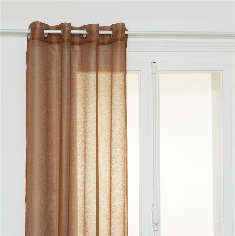Day curtain Moly, cinnamon color, 135 cm x 240 cm