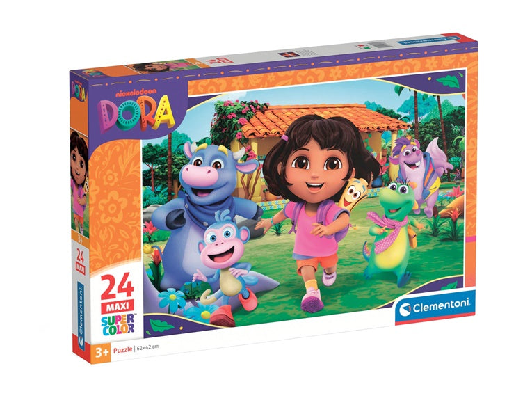 Jigsaw puzzle Clementoni Super Color Dora 24826, 24 pcs.