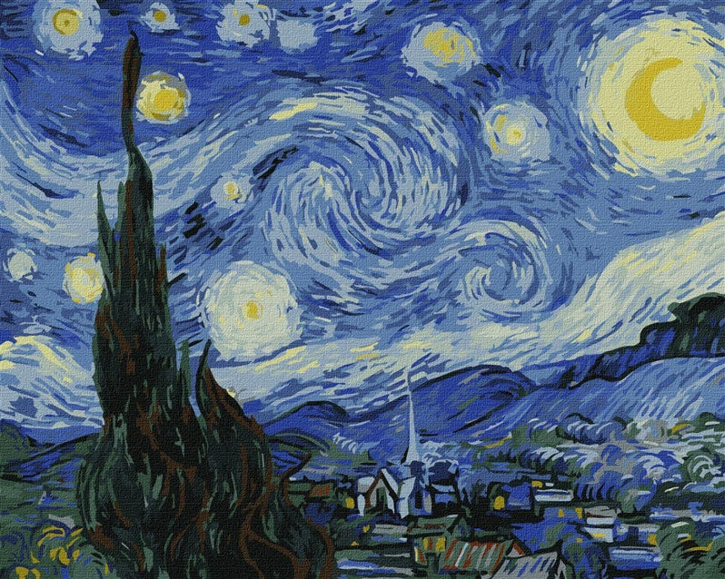 PAINT BY NUMBERS SET VAN GOGH
