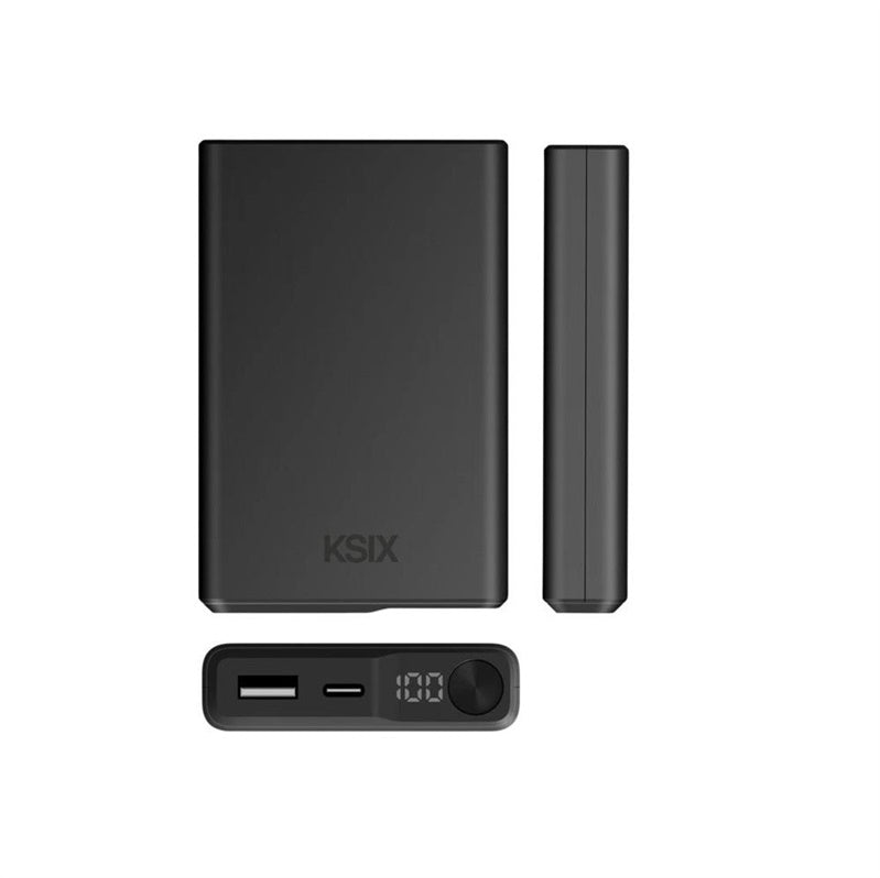 Power bank Ksix, 10000 mAh, juoda sp.