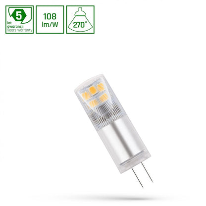 Lemputė LED Spectrum G4, 2.5W, 270LM, 3000K