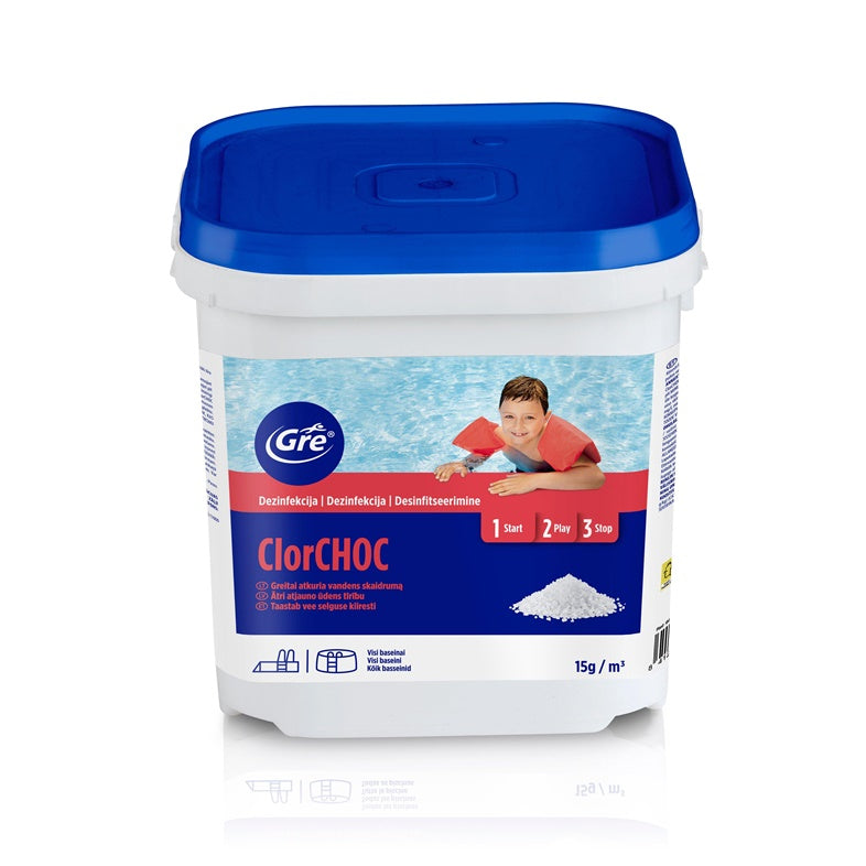 Pool Expert 95102 chloro granulės baseinui, 5 kg
