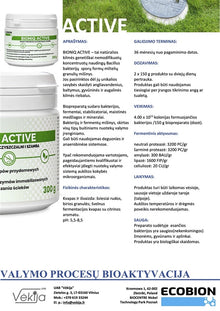 Biopreparat do oczyszczalni ścieków BioniQ Active 0.3 kg