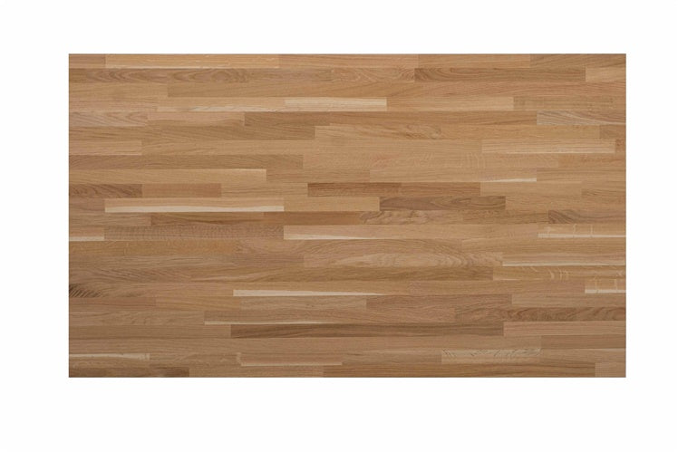 Ąžuolinė laiptų pakopa, klijuota, obliuota, 90x30x4.2 cm