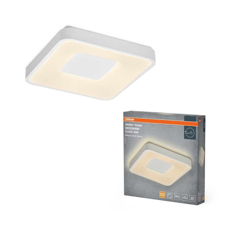 Lampa sufitowa Osram, LED, 24W, 3000K, 1450lm, Ø380, biała