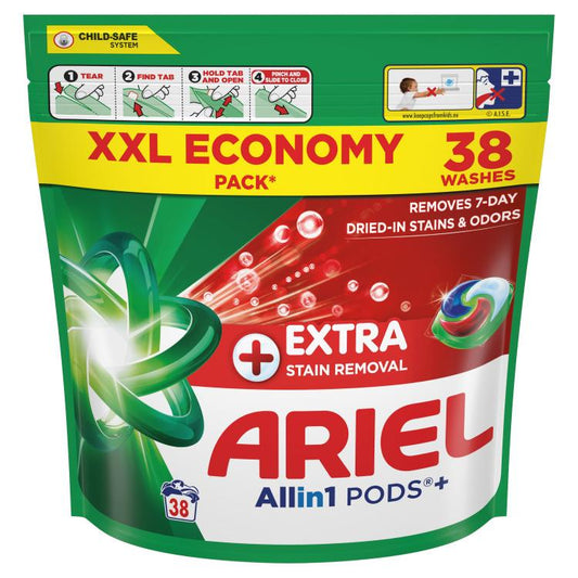 KAPSUŁKI DO PRANIA ARIEL EXTRA CLEAN 38 SZT.