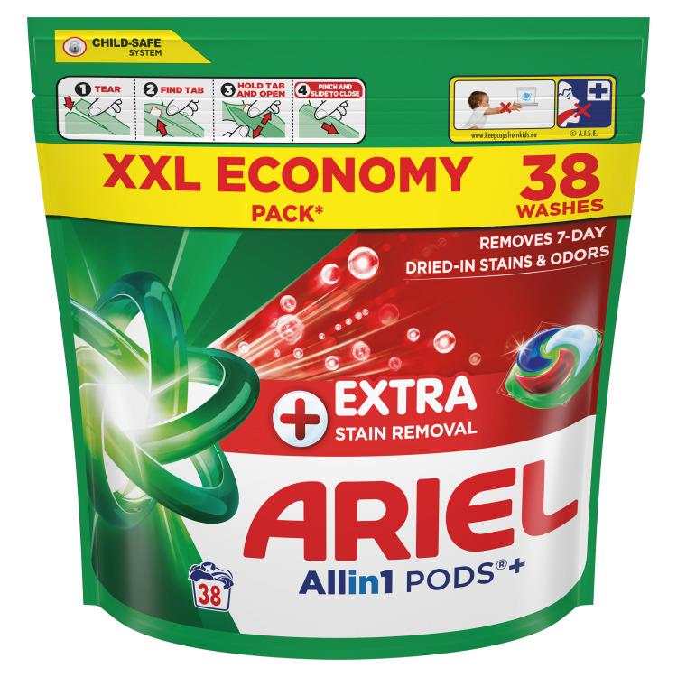 KAPSULĖS SKALB ARIEL EXTRA CLEAN 38VNT