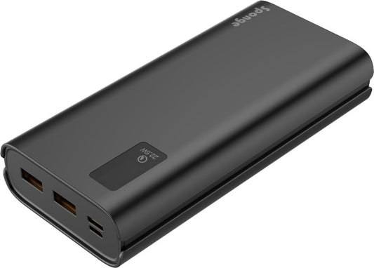 Nešiojamas įkroviklis Sponge Energy 20000 mAh, 22.5 W, pilka