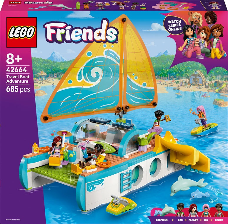 LEGO® Friends Travel Boat Adventure 42664 Building Toy