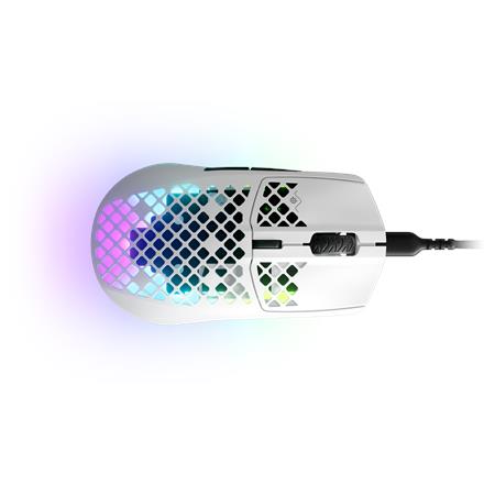 Mysz dla graczy Steelseries Aerox 3, biała