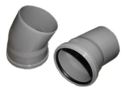 Kolano kanalizacyjne Wavin, Ø 110 mm, 22°