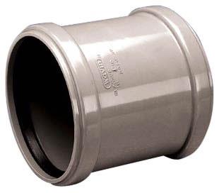 Wavin double socket internal sewage pipe, Ø 50 mm