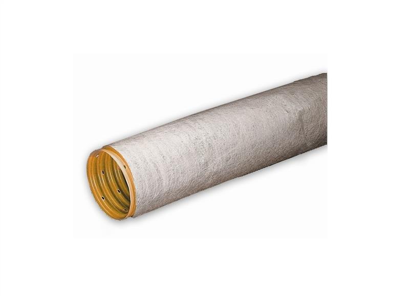 Corrugated drainage pipe with geotextile Wavin, Ø 113/126 mm