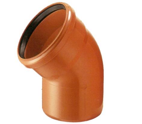 Outdoor Sewer Elbow Wavin, Ø 160 mm, 45°