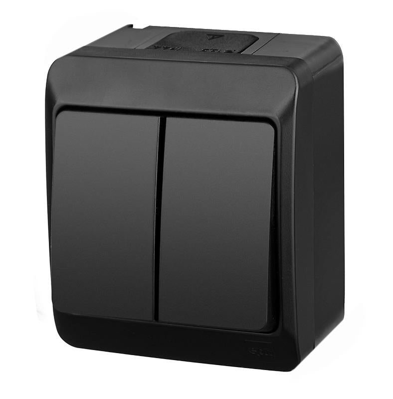 Jungiklis ELEKTRO-PLAST HERMES, 2klav., IP44