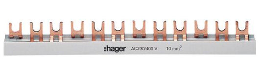 Šyna Hager KDN363B, 3P, 57 mod., 10 mm²