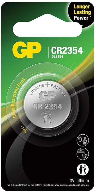 GP LITHIUM CR2354, 3V Battery