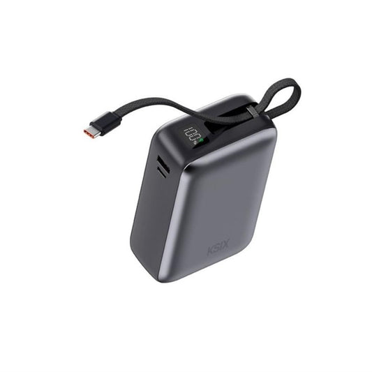 Power bank Ksix, 30000 mAh, pilkas