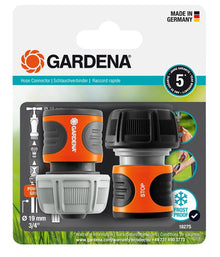 Gardena Hose Connector, 18279-20, 1/2", 2 pcs
