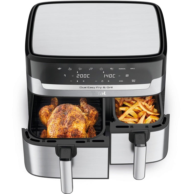 Frytkownica beztłuszczowa Tefal Dual Easy Fry & Grill, 8.3 l