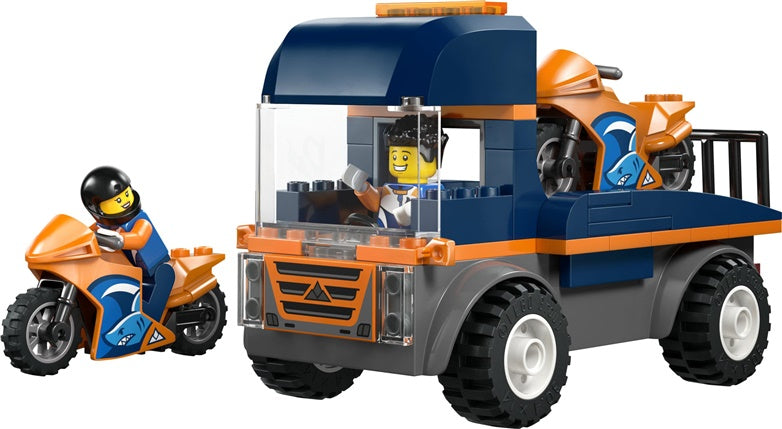 LEGO® City Motorcycle Transporter 60491 88pcs