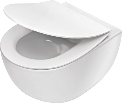 Wall-hung toilet Deante Peonia, with seat, 51x36