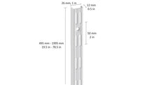 Dolle profile, 495 mm x 26 mm