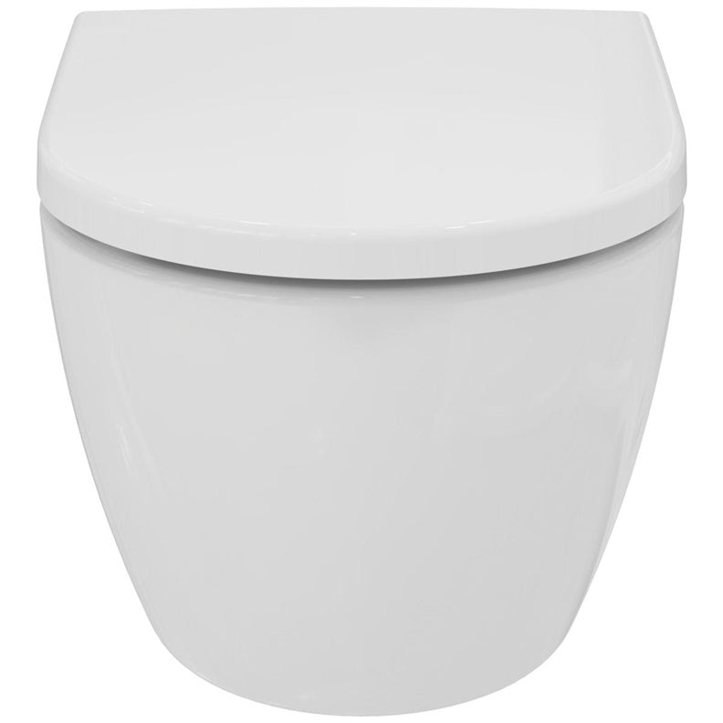 Toilet, wall-hung Ideal Standard Ellisse, with seat, 365x545 mm