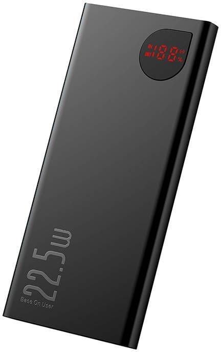 Baseus 20000 mAh, 22.5 W portable charger, black