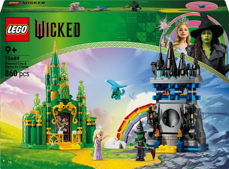 Konstruktor LEGO® Złowrogie Szmaragdowe Miasto i Zamek Kiamo 75689