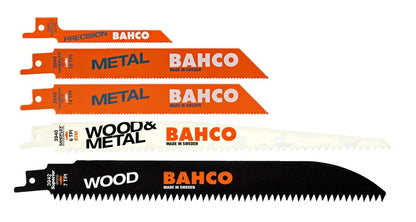 Bahco Sandflex Bi-metal Reciprocating Saw Blades, 5 pcs.