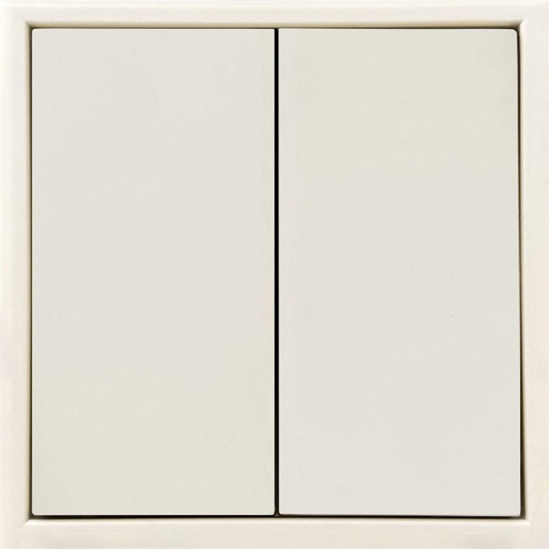 Switch LIREGUS MODERN, 2-gang, matte sand colour