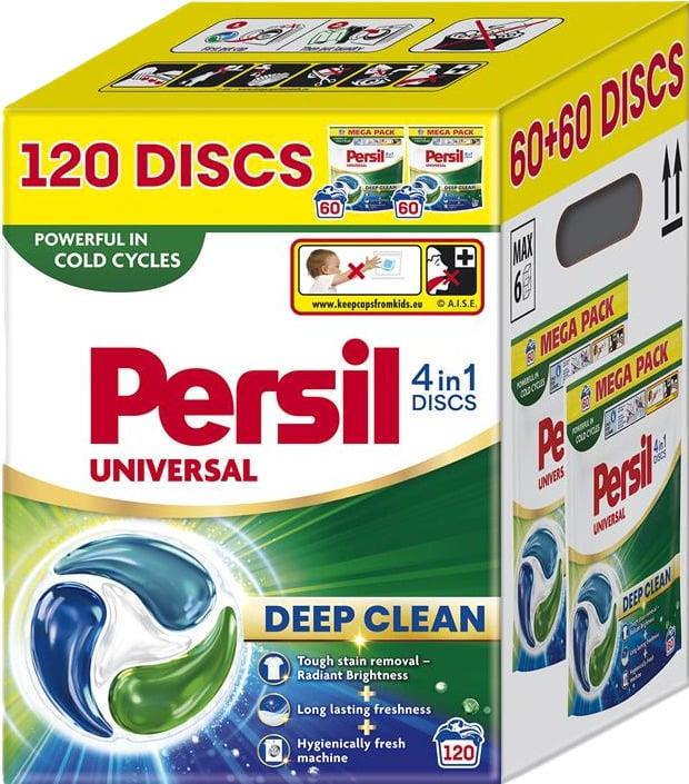 Skalbimo kapsulės Persil Deep Clean, 120 vnt.